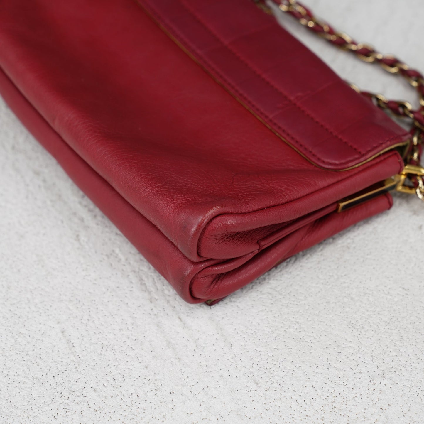 Luxury Fendi Leather Clia Crossbody Bag - '10s