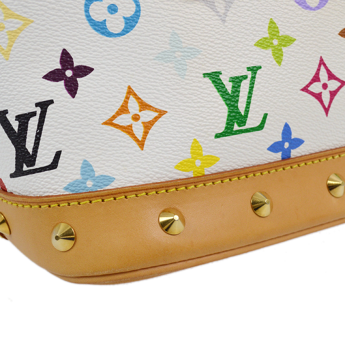 Louis Vuitton 2004 White Monogram Multicolor Alma M92647