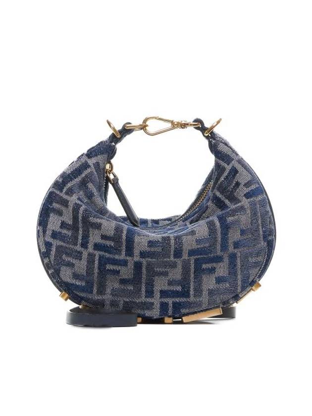 Luxury Fendi Luxury Fendigraphy Mini Shoulder Bag Blue