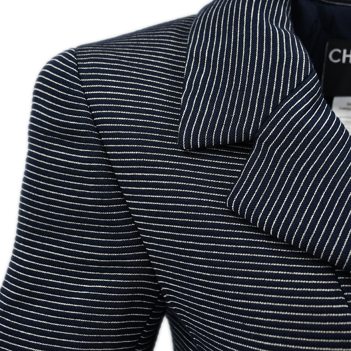Luxury Chanel Jacket Navy 01P #38