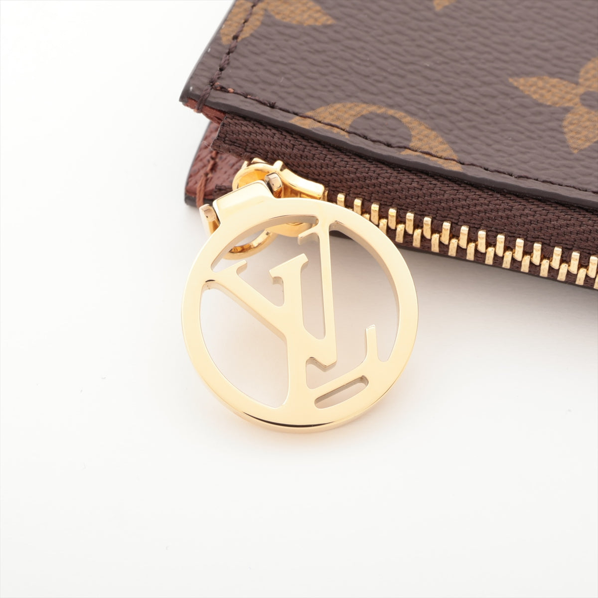 Louis Vuitton Monogram Port Jaeger Le Coultre Romy   Brown Card Case M81880  Reaction