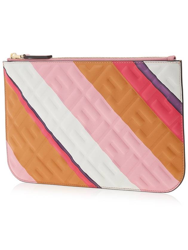 Luxury Fendi Monogram FF Logo Clutch Bag