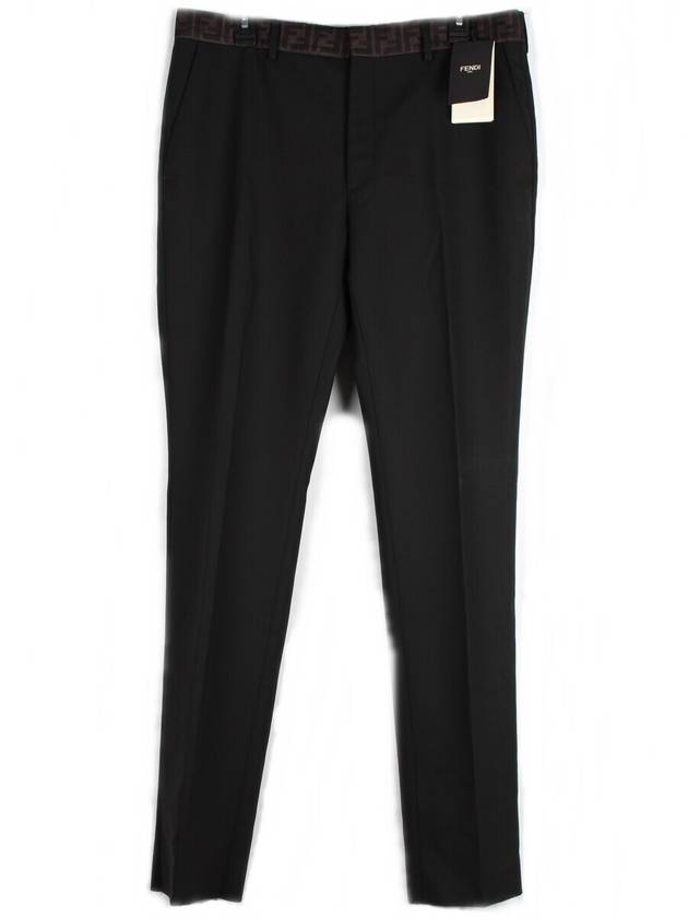 Luxury Fendi logo slacks