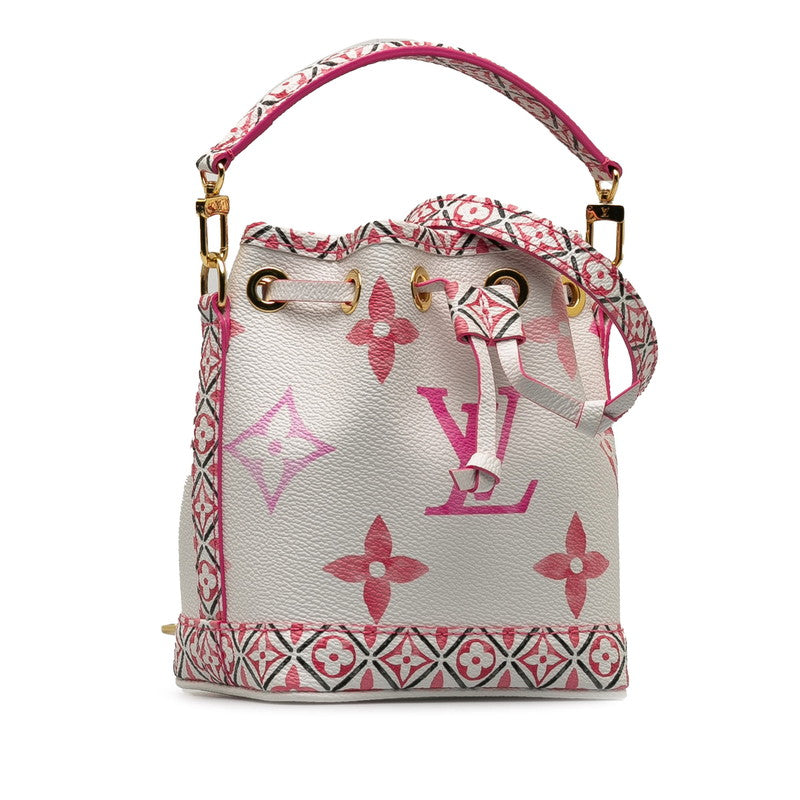 Louis Vuitton Monogram Giant Nanoe  the Pool Shoulder Bag Mini Bag 2WAY M82386 White Pink PVC Leather  Louis Vuitton