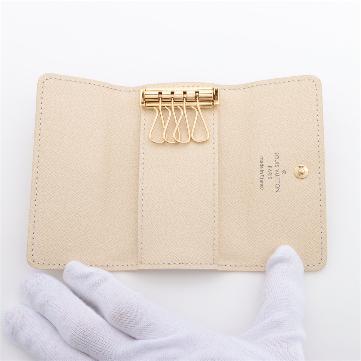 Louis Vuitton Damier Azur Multicle 4 N60386  Reaction Keycase