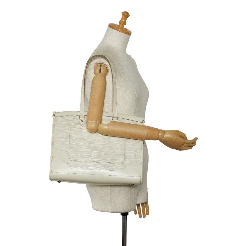 Louis Vuitton Epi Madeleine GM Shoulder Bag M5934J Ivory White Leather  Louis Vuitton