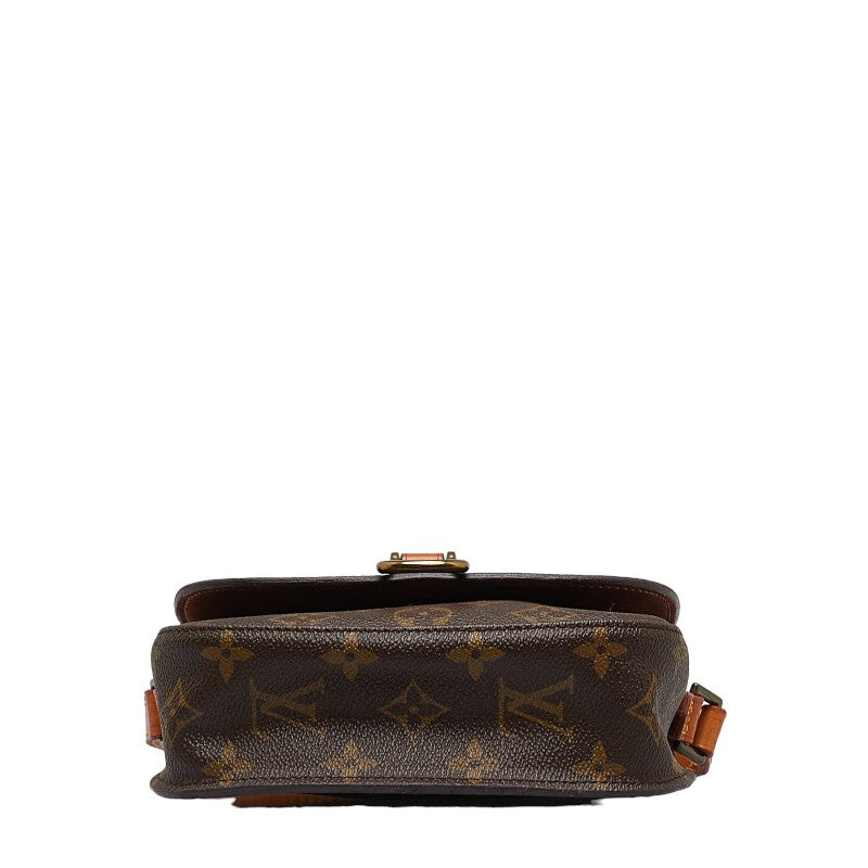 Louis Vuitton Monogram Mini S Slipper Shoulder Bag M51244 Brown PVC Leather  Louis Vuitton