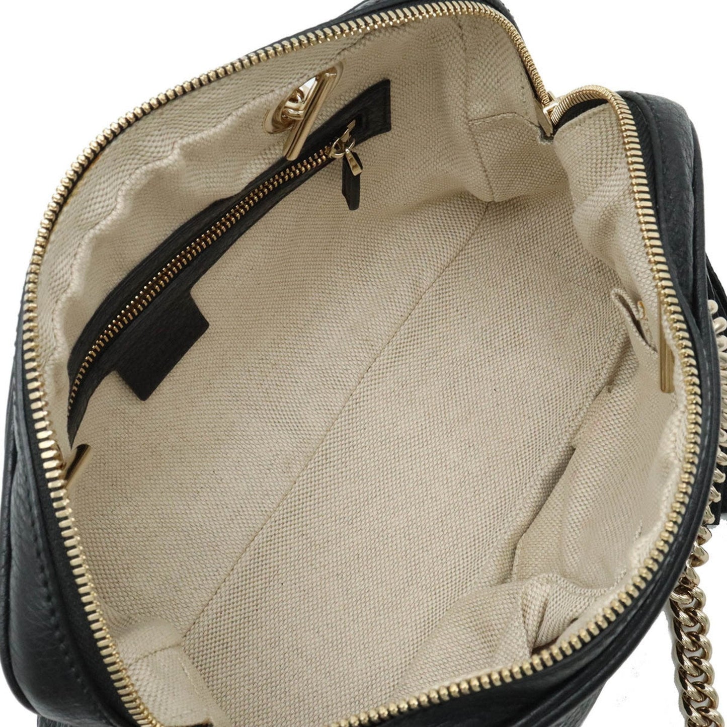 Luxury Gucci Trending 2025 Soho  Leather Shopper Bag ()