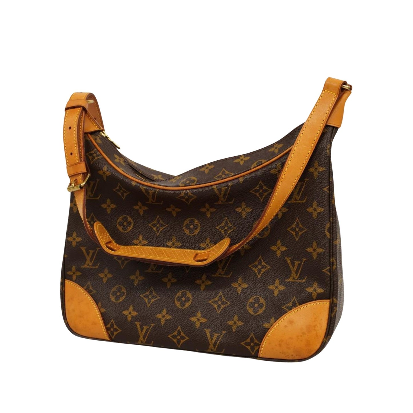Louis Vuitton Boulogne  Canvas Shoulder Bag ()