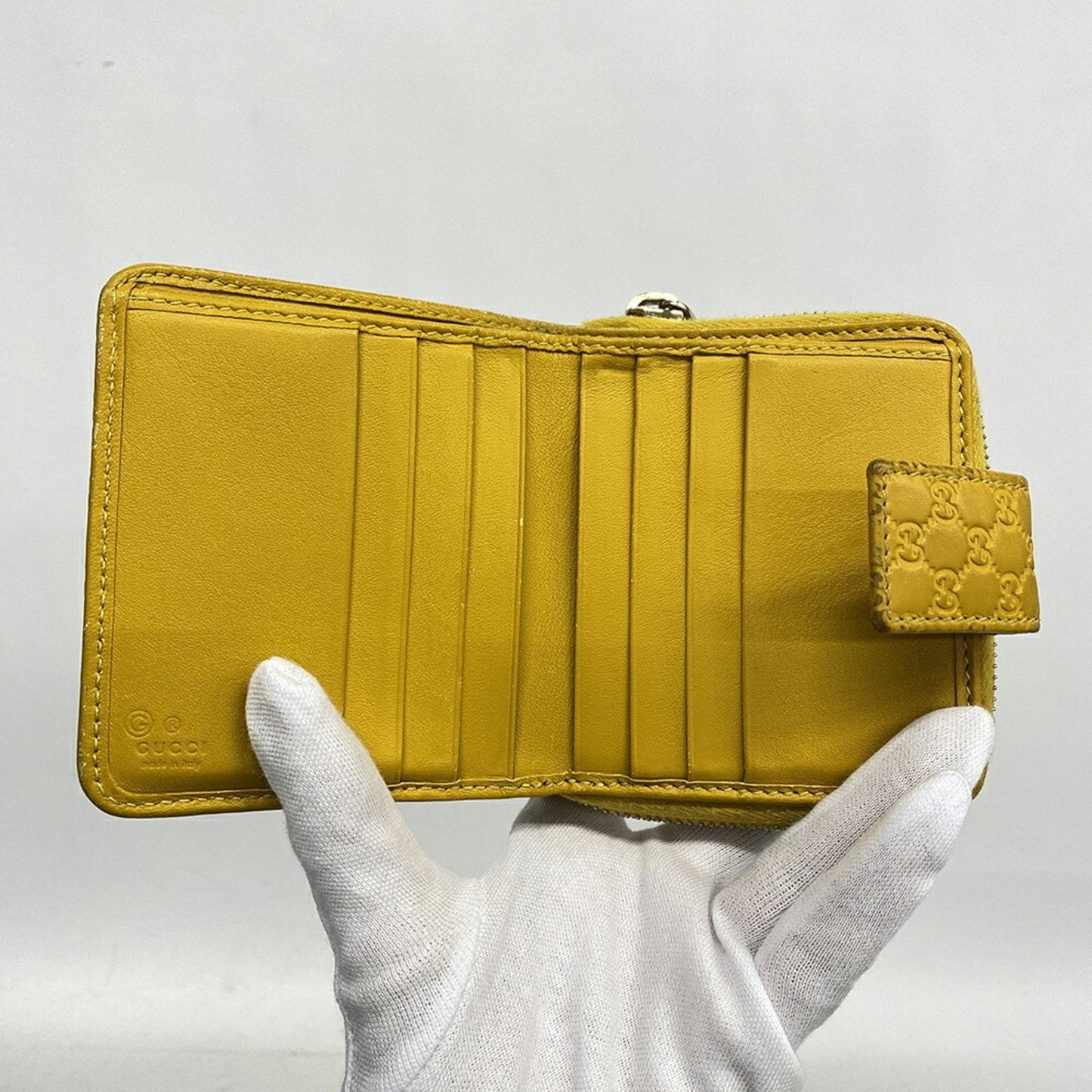 Gucci Micro Guccissima  Leather Wallet