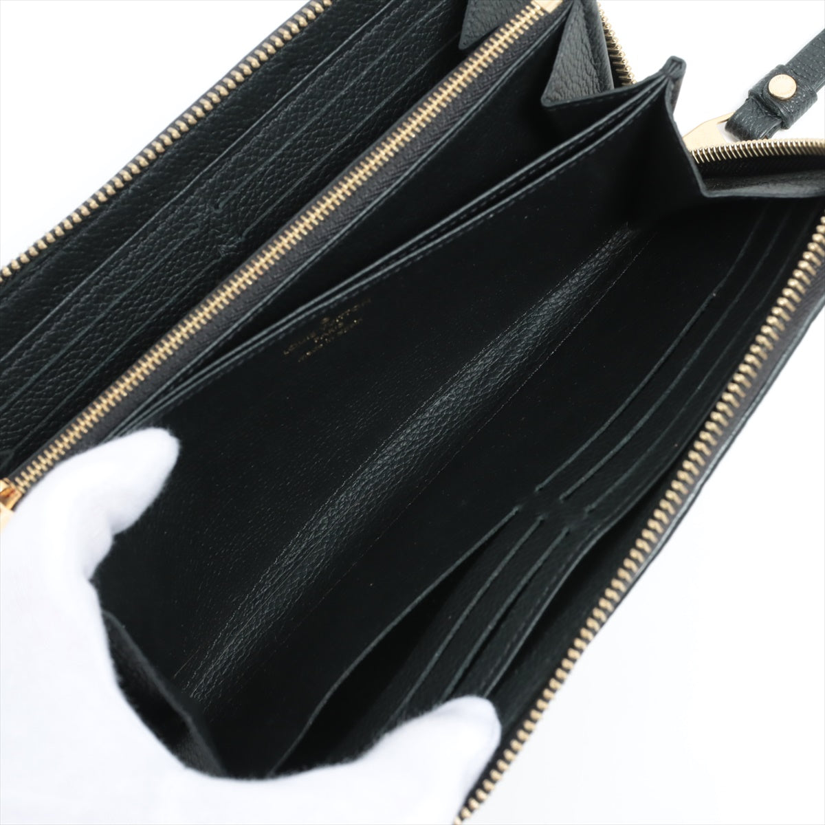 Louis Vuitton Implant  Wallet M61864 Noir Round Jeep Wallet