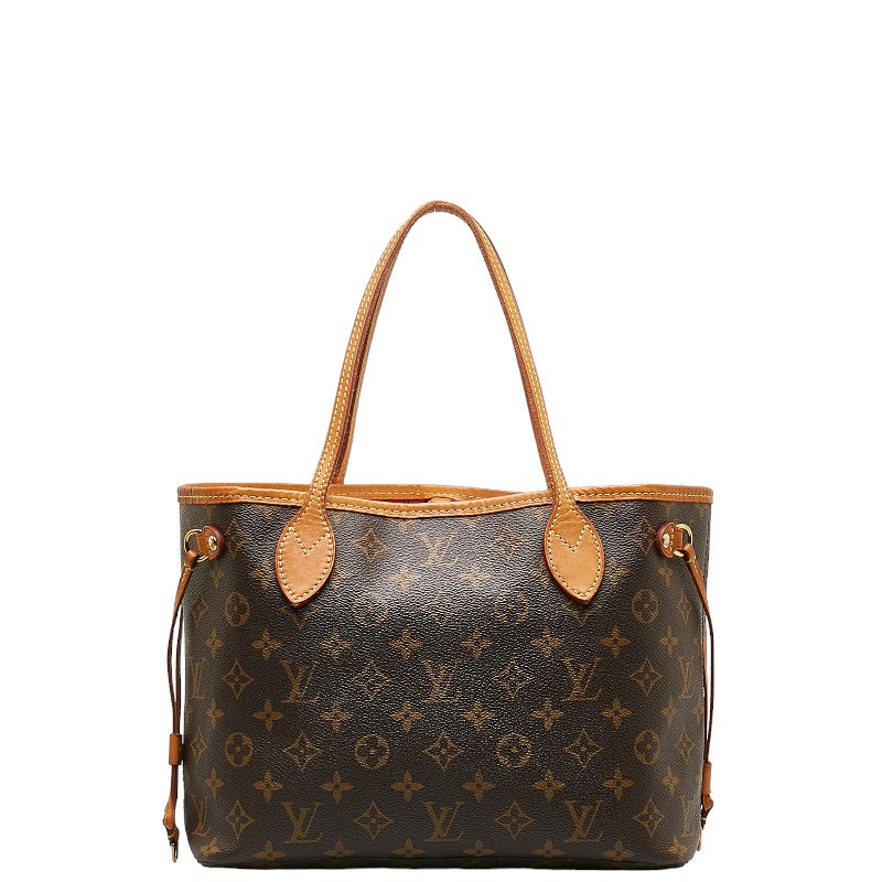 Louis Vuitton Monogram Newark PM Handbag M41245 Brown PVC Leather  Louis Vuitton