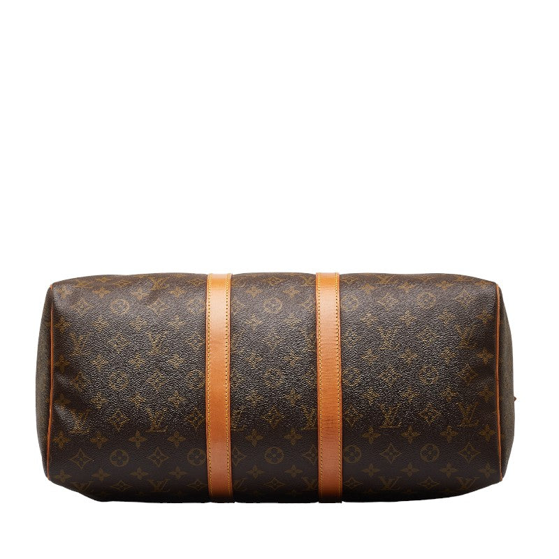 Louis Vuitton Monogram Quintuple 45 Boston Bag Travel Bag M41428 Brown PVC Leather  Louis Vuitton