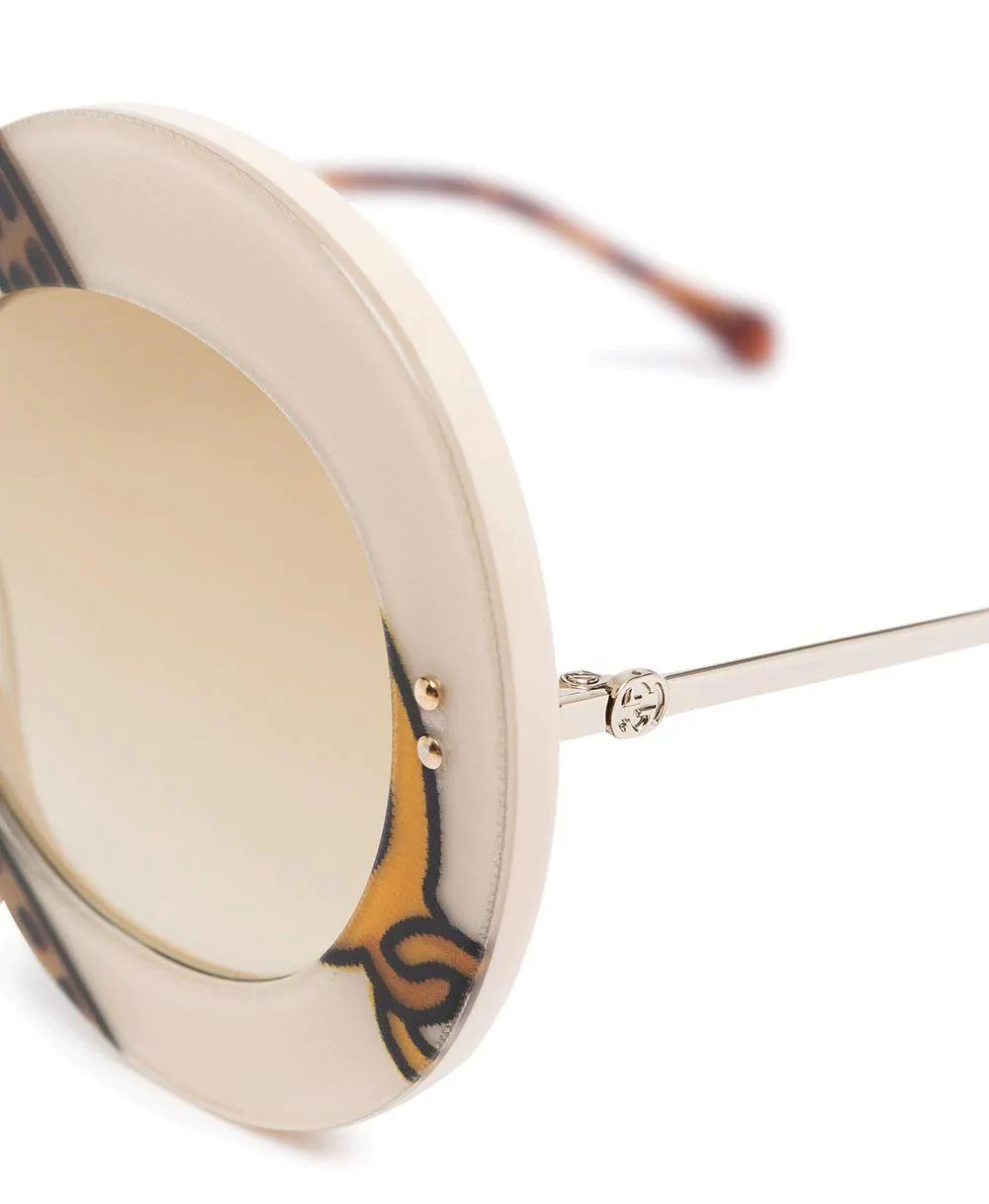 Gucci GG0894S Ivory Brown/Brown Shaded 53/22/140 women Sunglasses