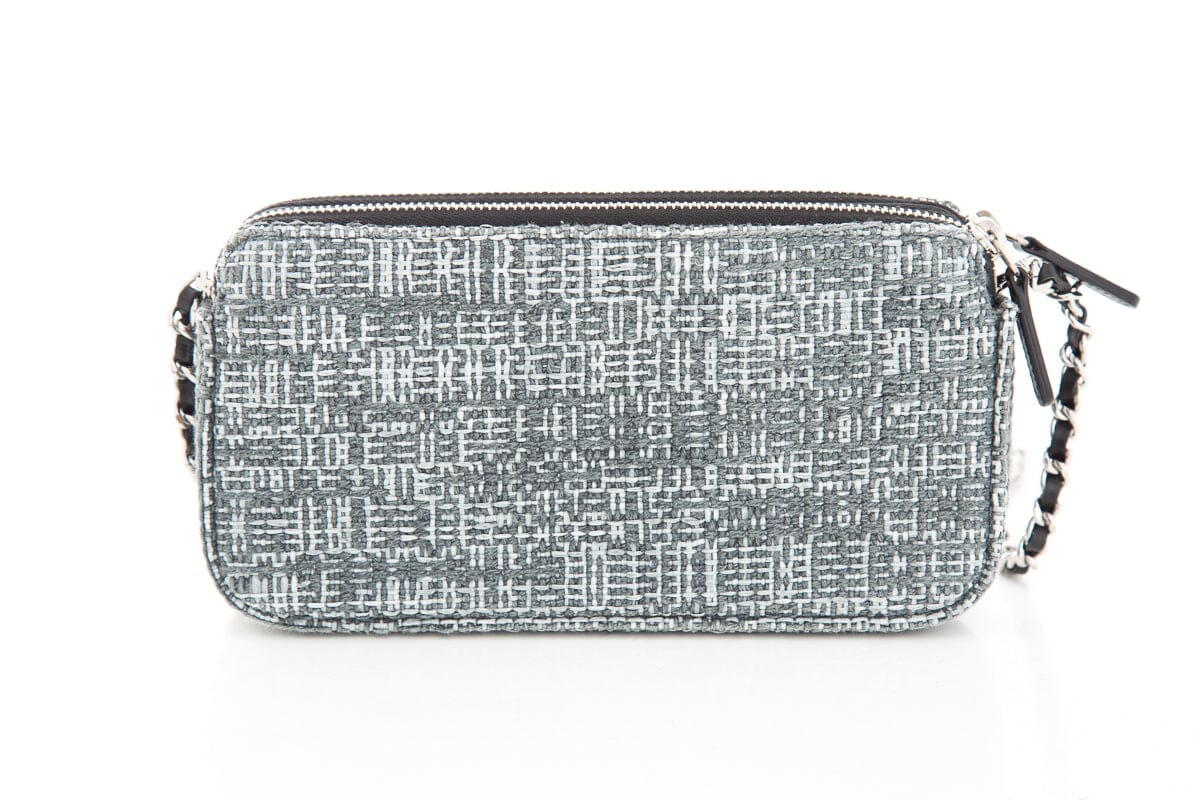 Luxury Chanel 2018 Grey Deauville Clutch on Chain Handbag