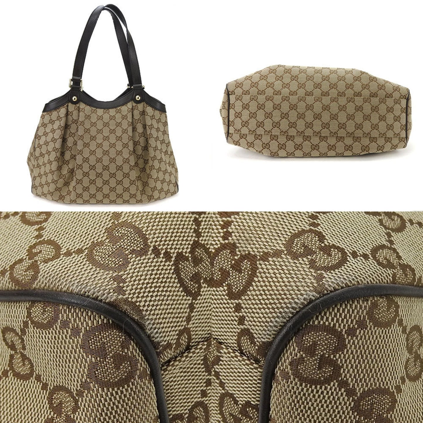 Luxury Gucci Trending 2025  Canvas Shopper Bag ()