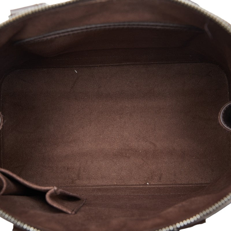 Louis Vuitton Epi Alma Handbag M5214D Mocha Brown Leather  Louis Vuitton