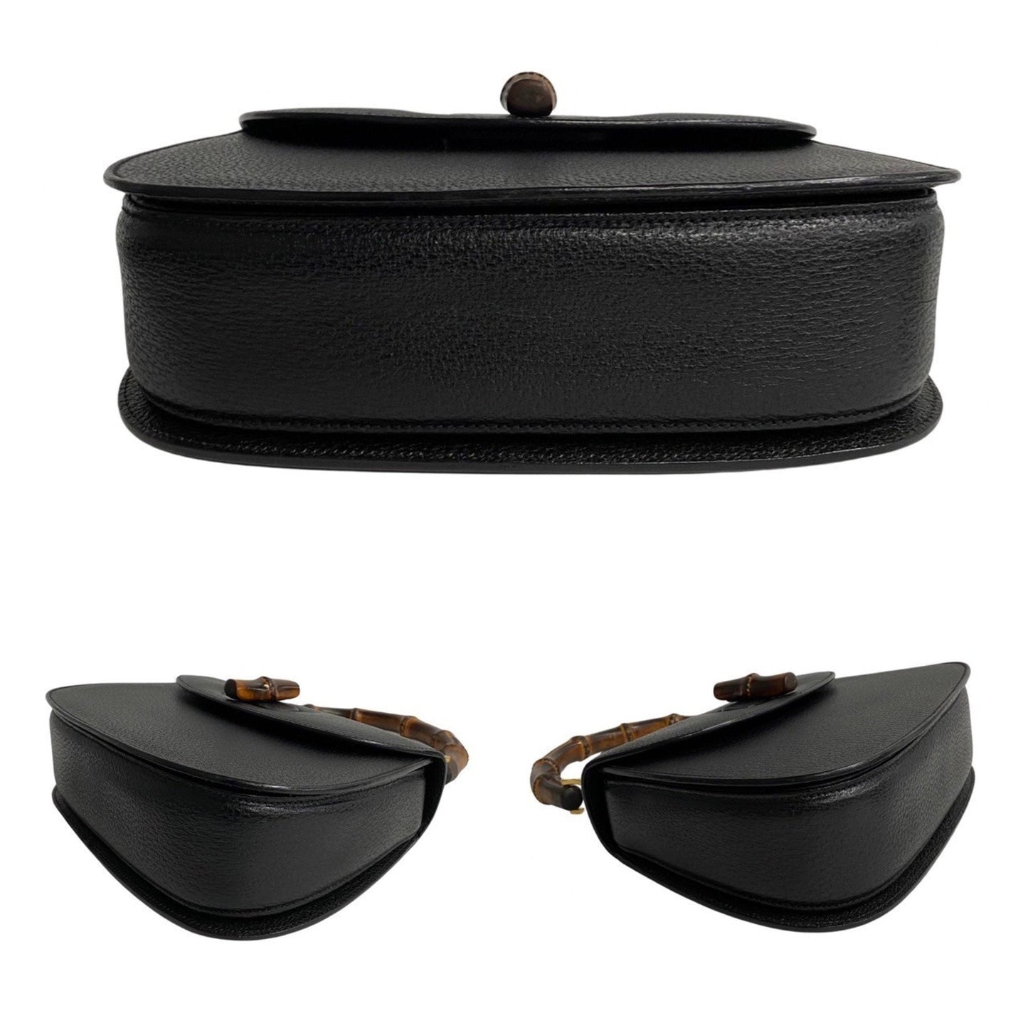 Gucci Bamboo  Leather Shoulder Bag ()