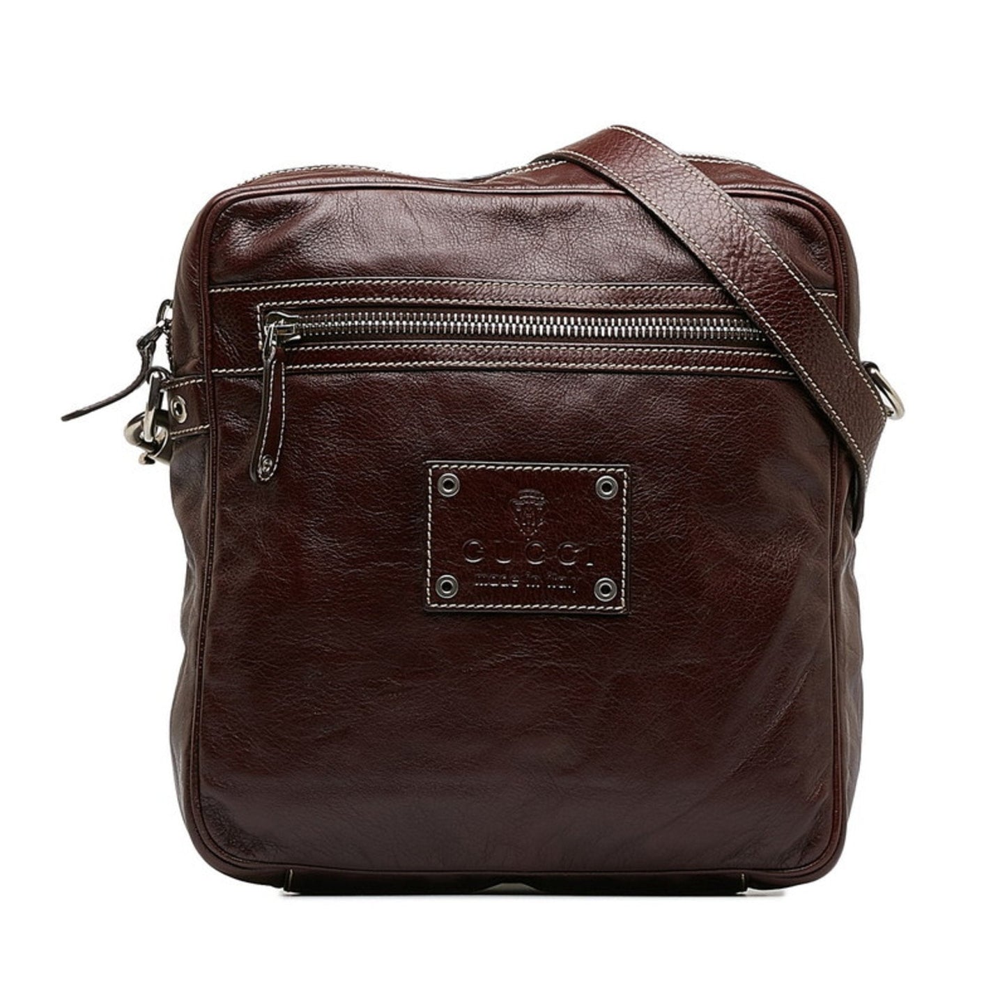 Gucci Abbey  Leather Shoulder Bag ()