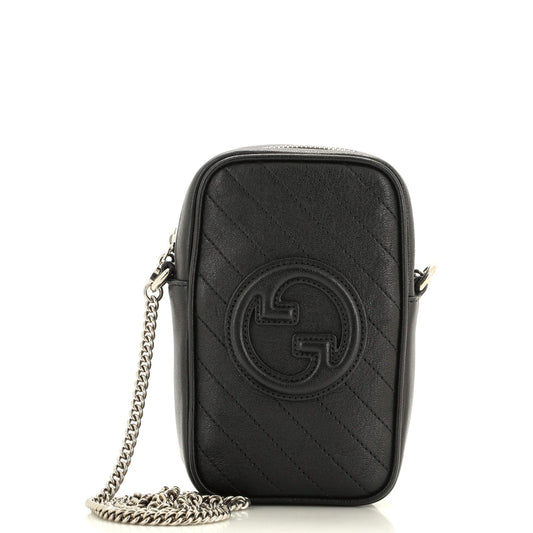 Luxury Gucci Trending 2025 Blondie NM Crossbody Bag Diagonal Quilted Leather Mini