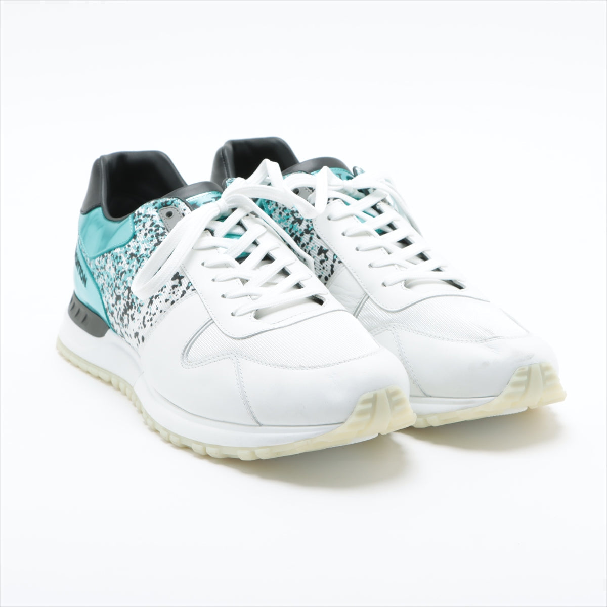 Louis Vuitton Lanewline 20 Years Leather Trainers 10 1/2 Men Multicolor GO0220 ay