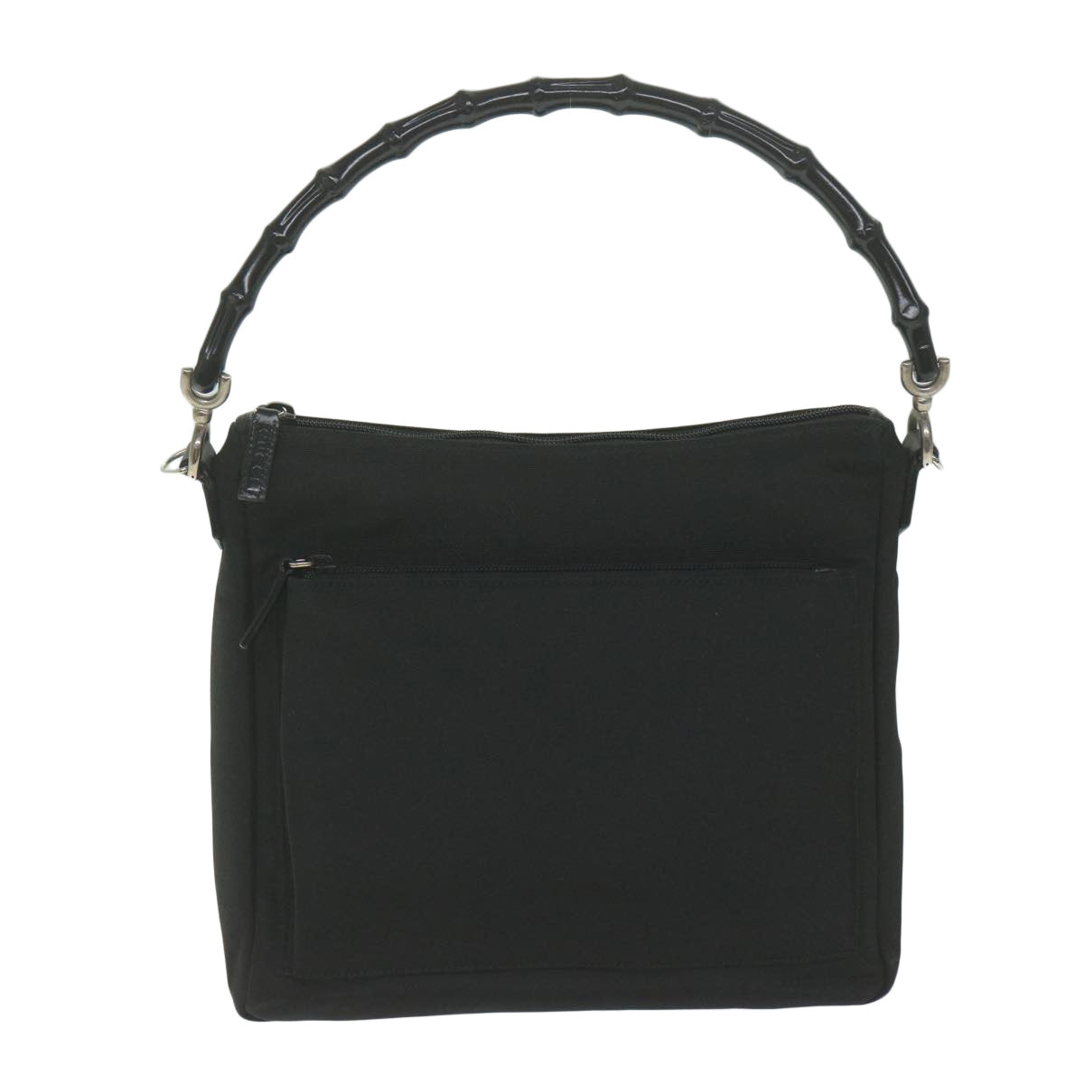 Gucci Bamboo  Canvas Handbag ()