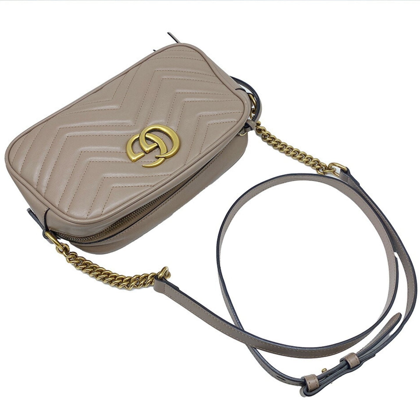 Luxury Gucci Trending 2025 Gg Marmont  Leather Shoulder Bag ()