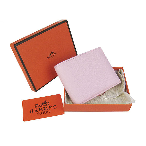 Luxury Hermes Wallet H014 Lambskin Pink