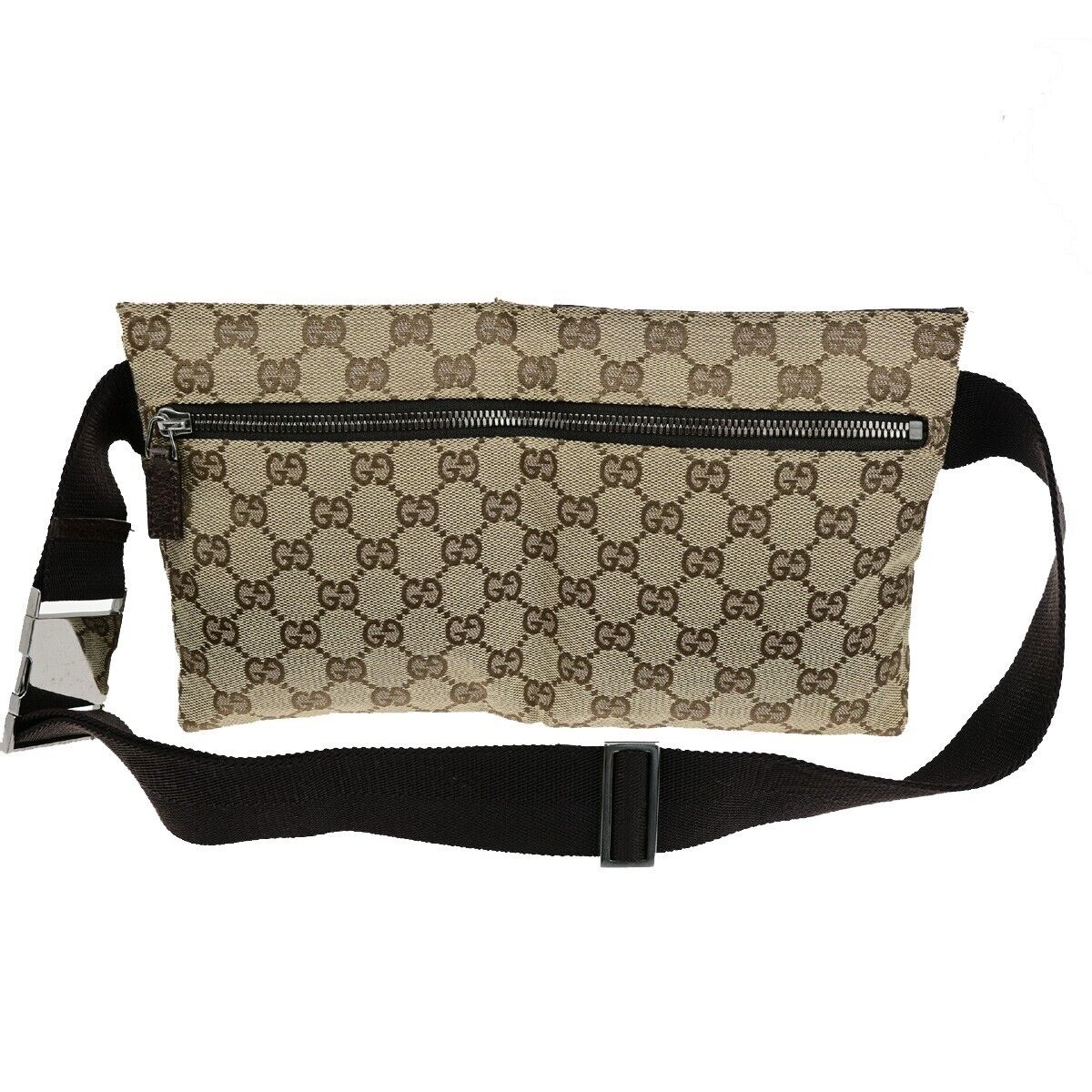 Gucci --  Canvas Shoulder Bag
