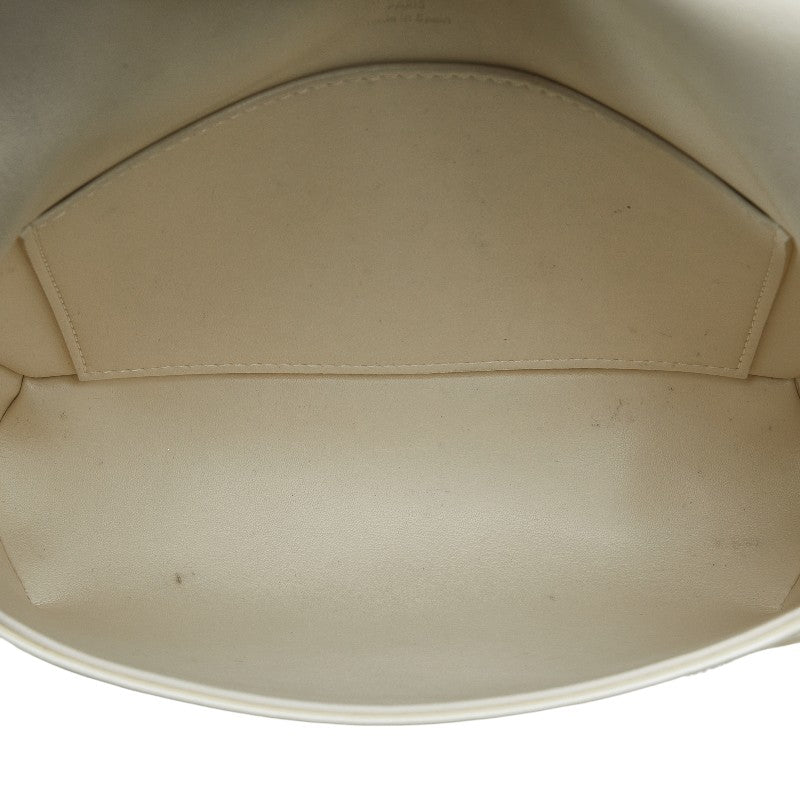 Louis Vuitton Monogram Vernis Thompson Street Shoulder Bag M91203 Pearl White Patent Leather  Louis Vuitton