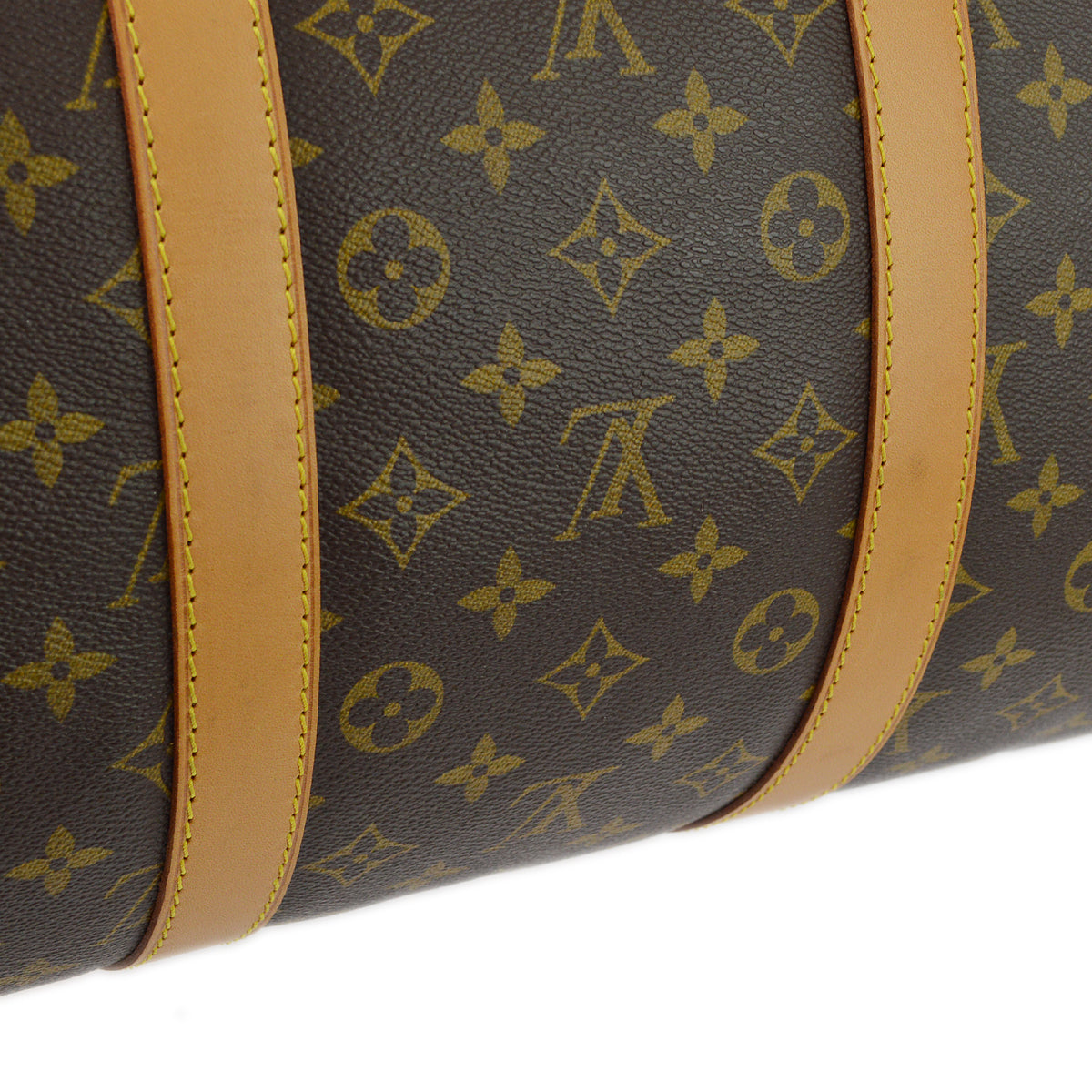 Louis Vuitton Monogram Keepall 55 Travel Duffle Handbag M41424