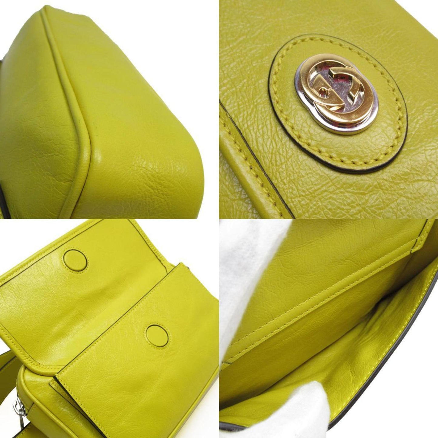 Gucci Interlocking G  Leather Clutch Bag ()