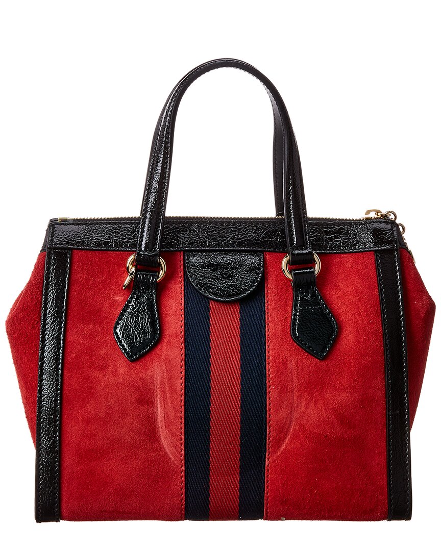 Gucci Ophidia Small Suede & Leather Tote
