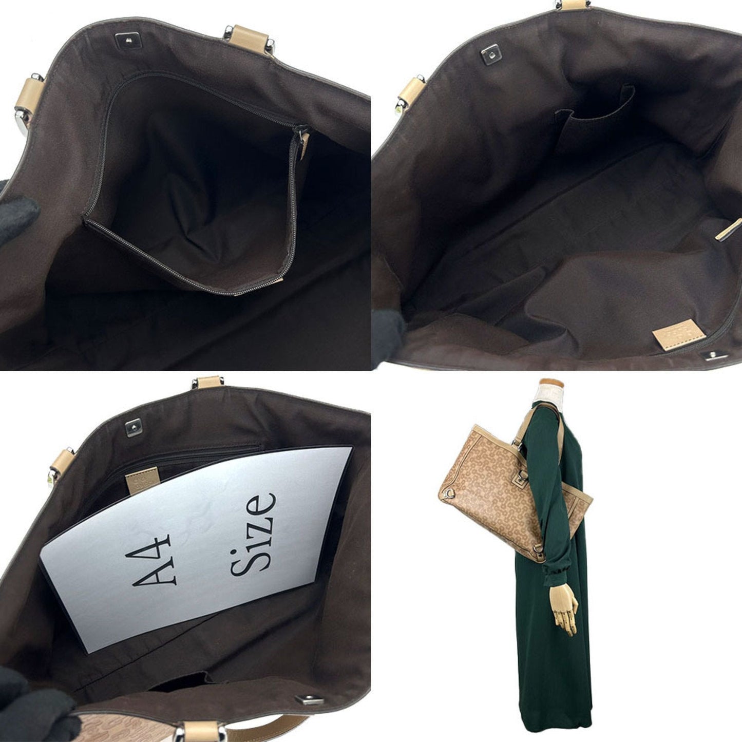 Gucci  Leather Tote Bag