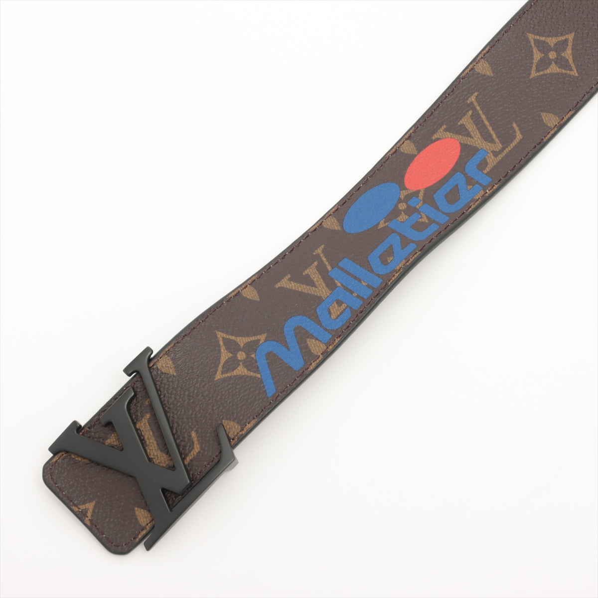 Louis Vuitton M0161 Sanctuary LV Initial BC1129 Belt 90/36 Leather Brown
