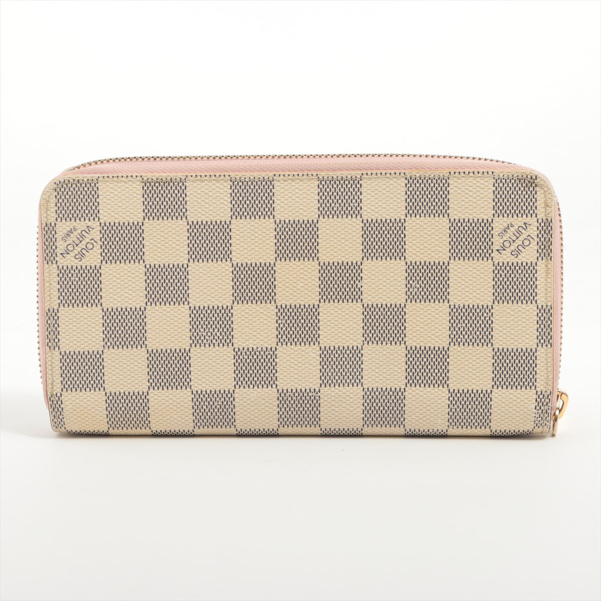 Louis Vuitton Damier Azur Zippy Wallet N63503 Rose Valerie Round Zip Wallet