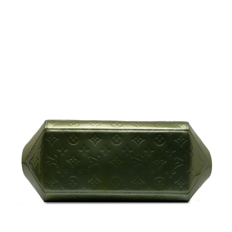 Louis Vuitton Monogram Vernis Shawwood PM Tote Bag M91560 Zivl Green Patent Leather  Louis Vuitton