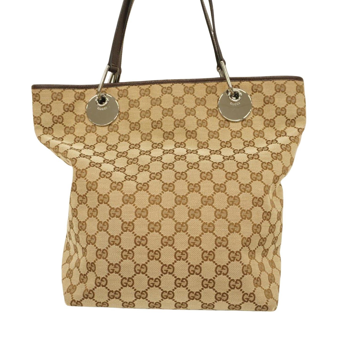 Gucci Gg Canvas  Canvas Tote Bag