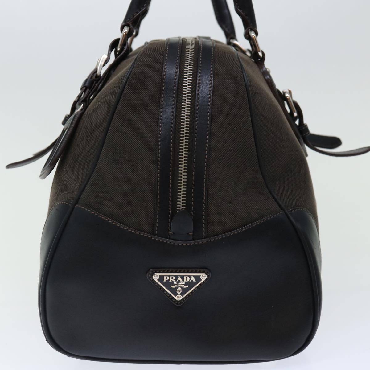 Luxury PradaLogo Jacquard Handbag