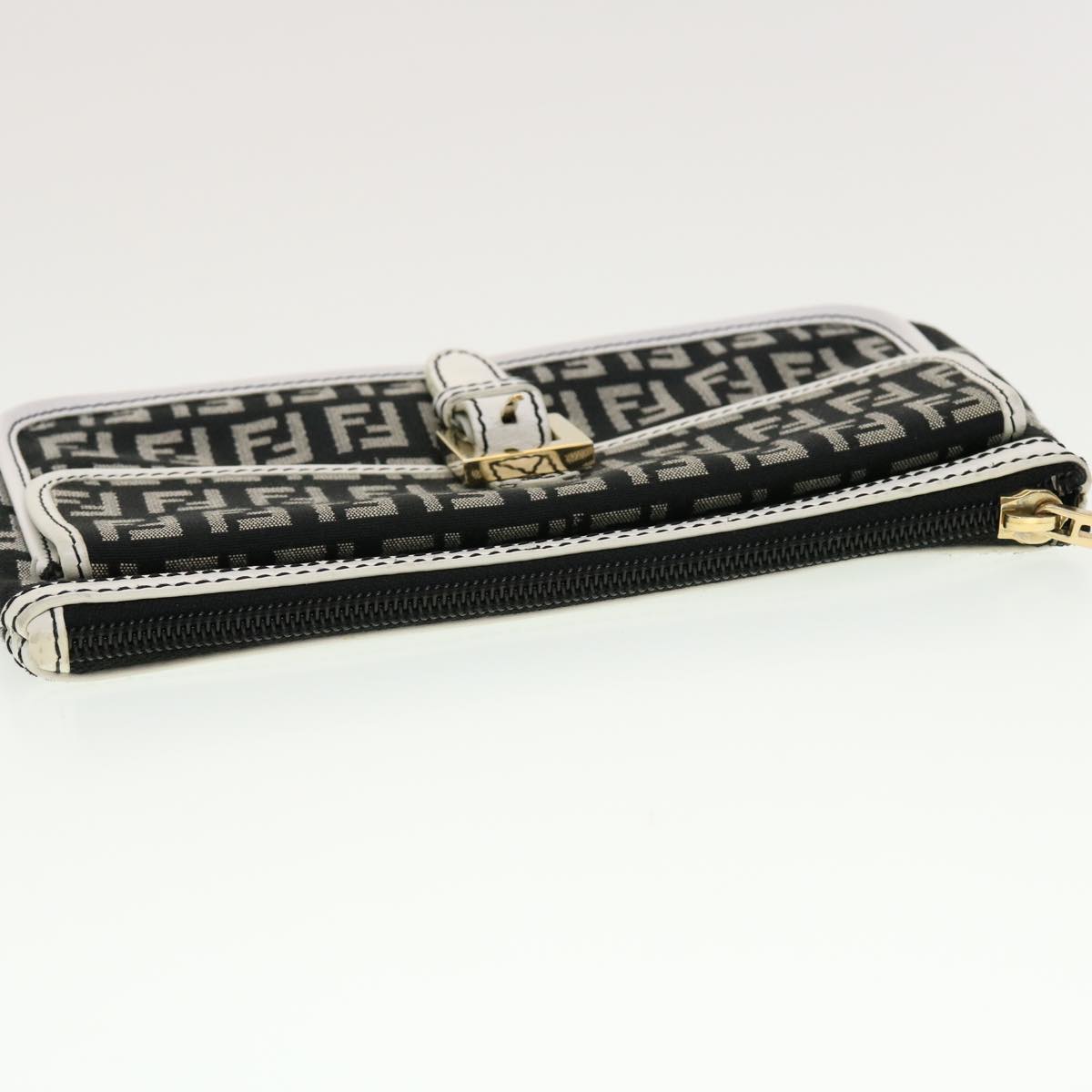 Luxury Fendi Zucchino Clutch - '10s