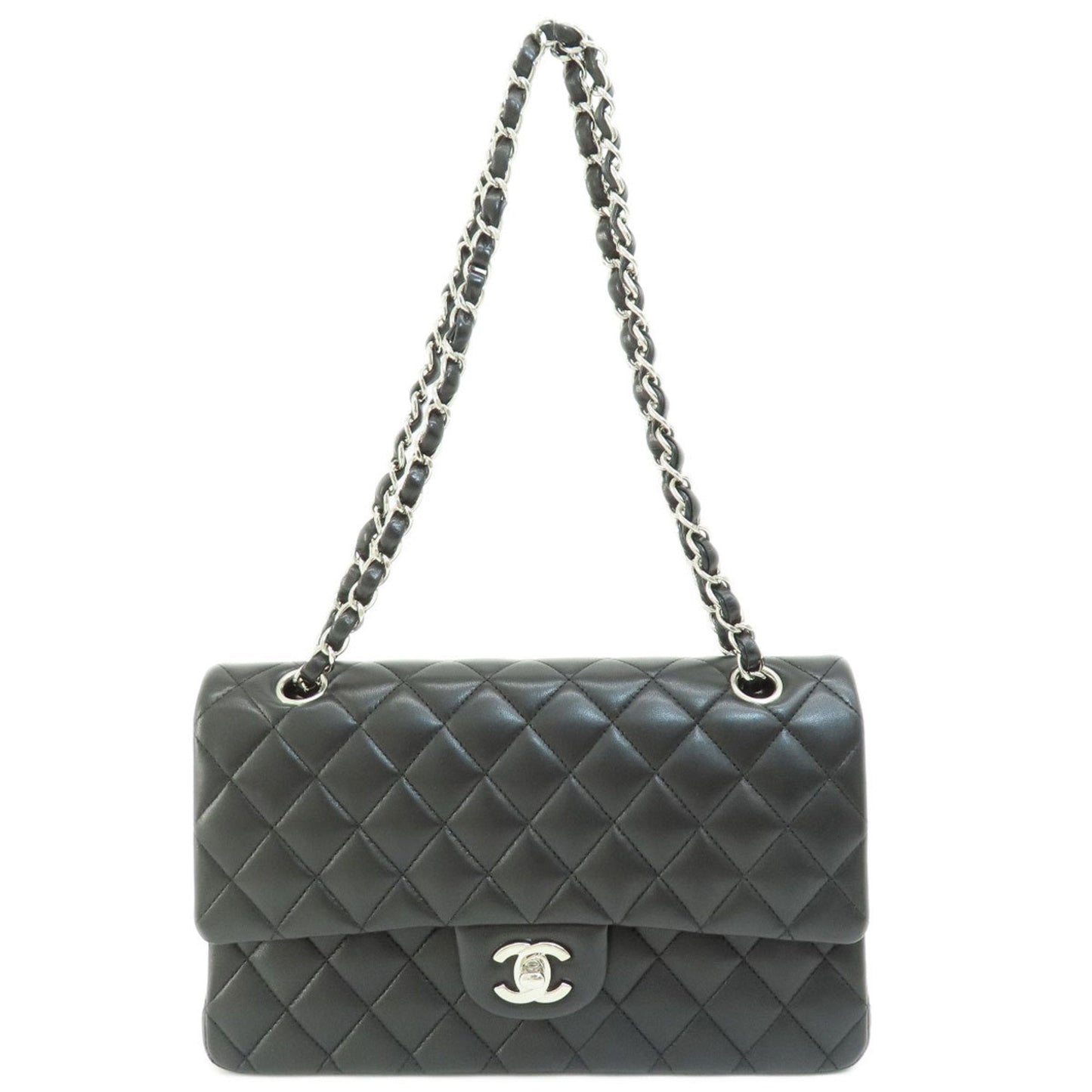 Luxury Chanel Chain Shoulder Matelasse Bag Lambskin Women's