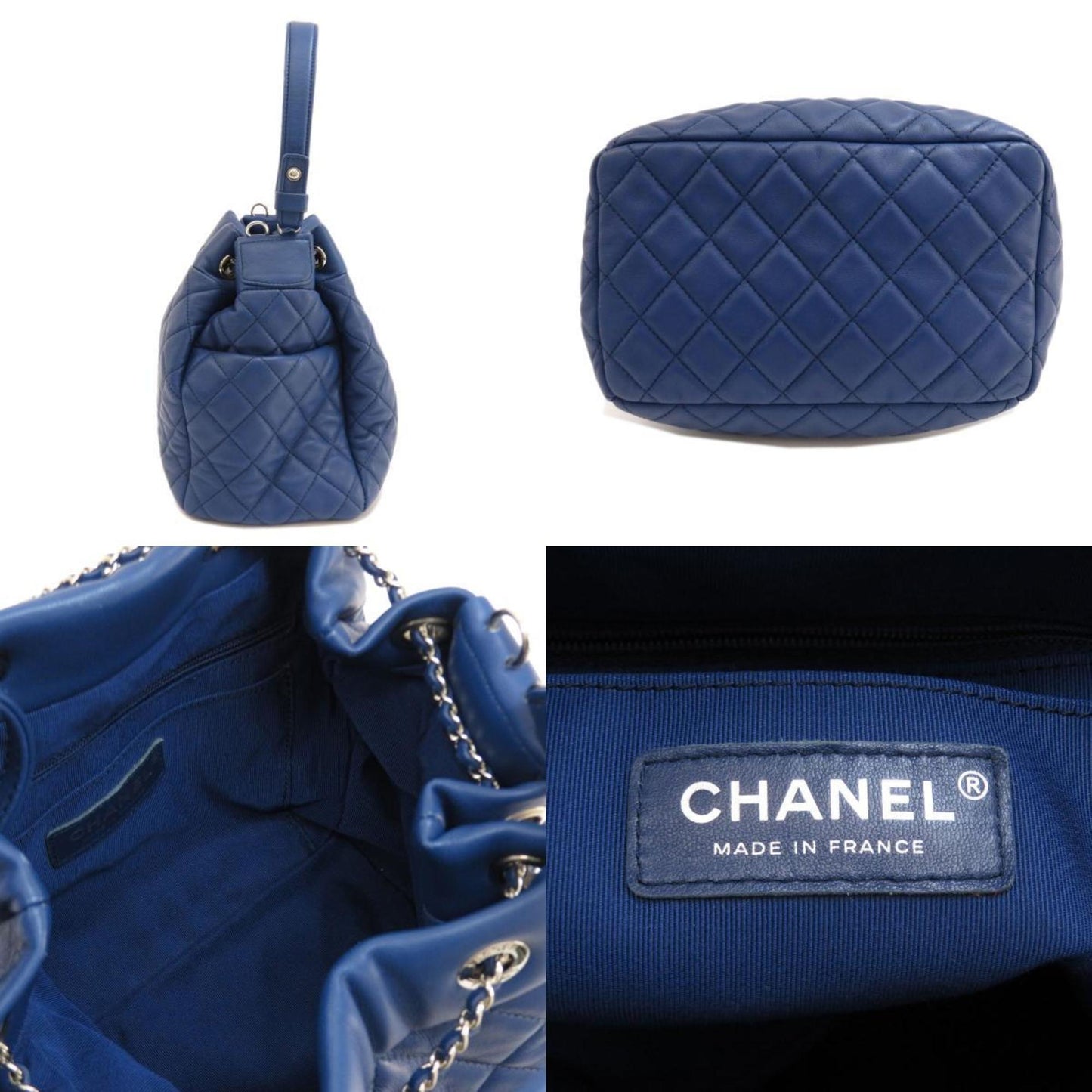 Luxury Chanel matelasse handbag lambskin ladies