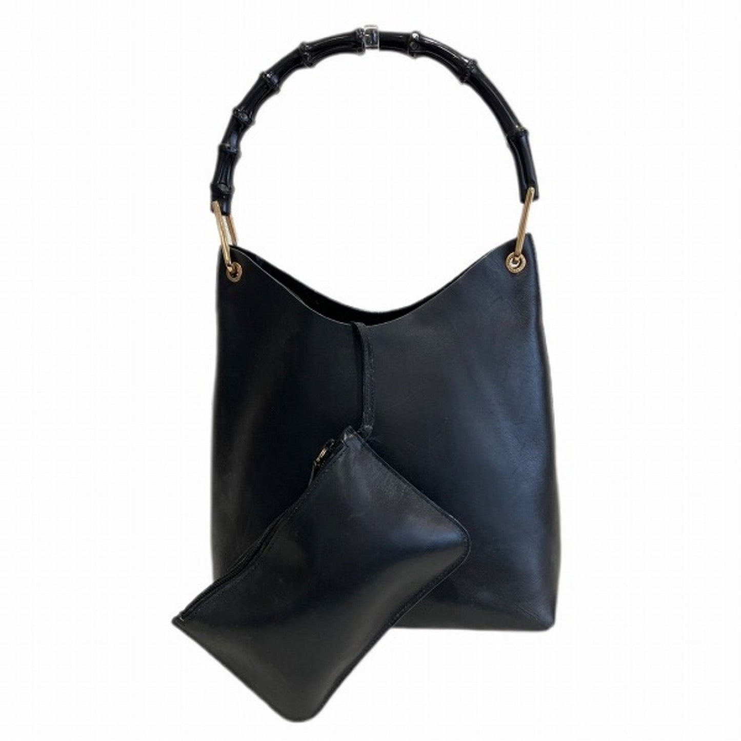 Luxury Gucci bamboo 001.2058.1880.0 one shoulder bag tote ladies