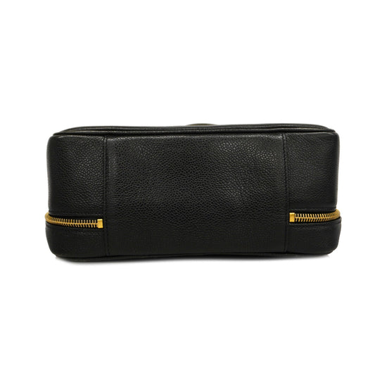CHANEL  2WAY Bag Women's Caviar Leather Handbag,Shoulder Bag Black