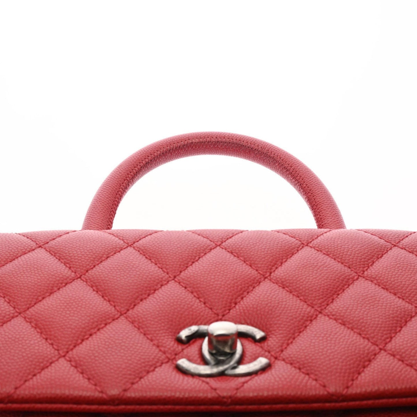 Luxury Chanel matelasse XS red tone A92990 ladies caviar skin bag