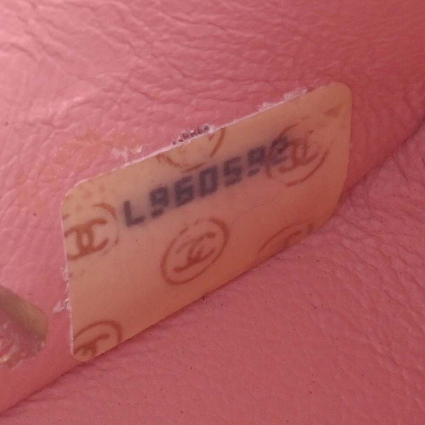CHANEL Suede Matelasse Coco Mark W Flap Chain Shoulder Bag Pink Ladies