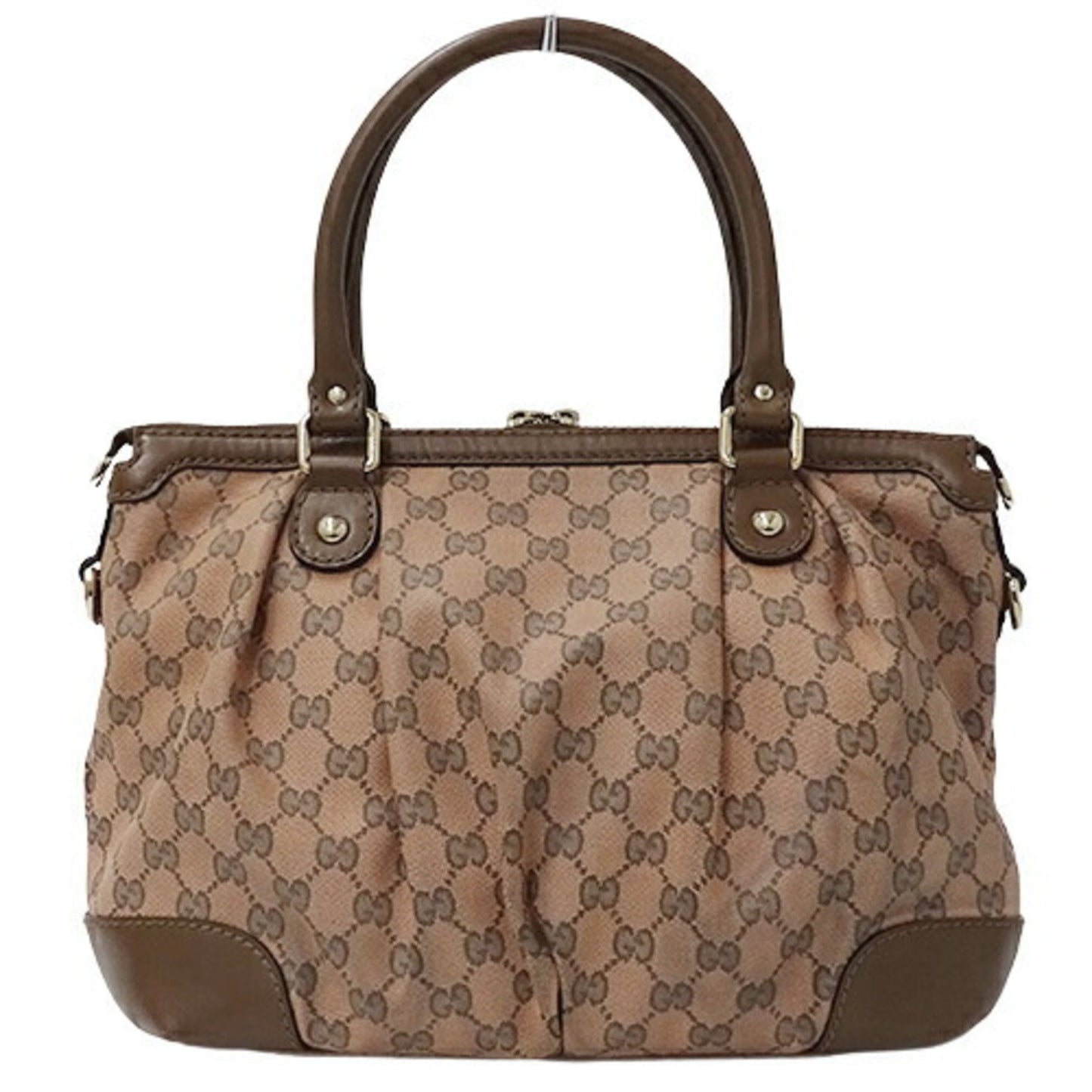 Luxury Gucci Trending 2025 bag ladies handbag shoulder 2way GG canvas Sookie pink brown