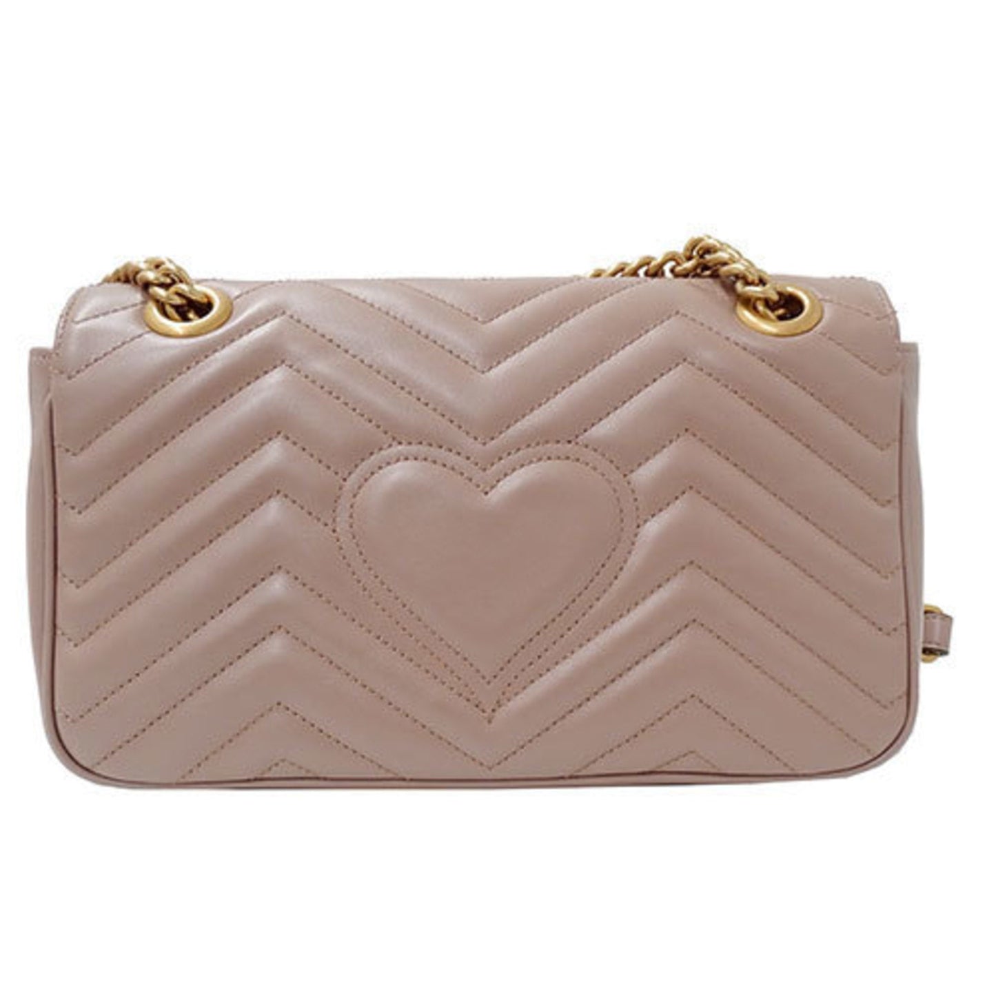 Luxury Gucci Trending 2025 bag ladies shoulder leather GG Marmont dusty pink