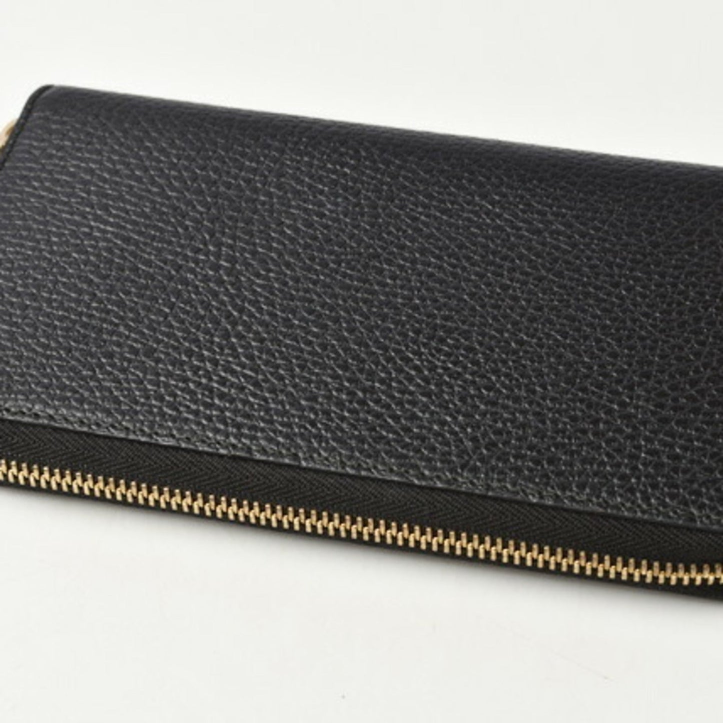 Luxury Gucci Wallet Luxury Gucci Long Wallet/Petit Marmont Leather Black Round 449347 Outlet