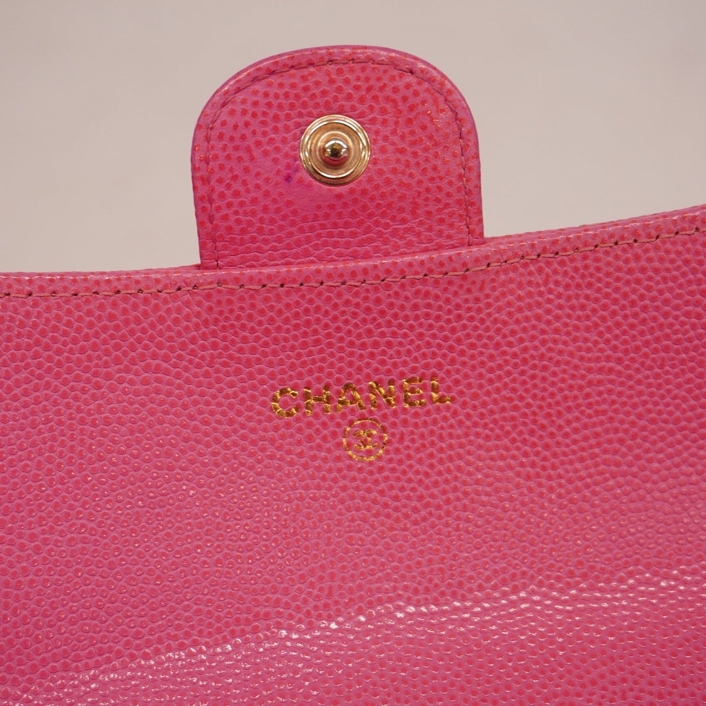 CHANELAuth  Matelasse Gold Hardware Women's Caviar Leather Caviar Leather